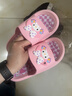 兒童拖鞋女童公主夏季可愛(ài)室內踩屎感卡通洗澡防滑寶寶親子涼拖鞋 藕粉色 36 -37碼內長(cháng)20CM 合適8-9歲 曬單實(shí)拍圖