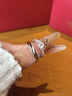 老鳳祥999足銀情侶戒指男女表白對戒定制刻字紀念日生日禮物送女友老婆 【情侶一對】【可定制刻字】心動(dòng)一生對戒 曬單實(shí)拍圖