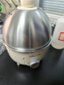 小熊（Bear） 煮蛋器 小型家用電蒸鍋智能定時(shí)不銹鋼蒸蛋器自動(dòng)斷電蒸鍋雞蛋羹迷你雞蛋器易操作 單層 【旋鈕定時(shí)+304不銹鋼】ZDQ-B07C3 曬單實(shí)拍圖