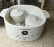 九陽(yáng)（Joyoung）電燉盅 電燉鍋 隔水燉煮 家用煮粥煲湯鍋燕窩燉盅4.5L白瓷內膽燉湯鍋上蒸下燉DG25G-GD188 曬單實(shí)拍圖