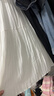 麥檬月光裙MM五好神裙白色蛋糕花苞半身裙出游長(cháng)款波嬉風(fēng)夏5994140703 仙女裙-本白色59H4140703（雙層裙擺） S 曬單實(shí)拍圖