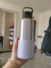 迪卡儂保溫杯不銹鋼戶(hù)外旅行運動(dòng)杯子直飲口便攜式大容量QUMC 紫色-500ml 曬單實(shí)拍圖