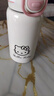 可愛(ài)kitty貓保溫杯高顏值大容量304不銹鋼小清新ins風(fēng)吸管雙飲杯 K粉色英文貓保溫杯450ml+杯套 曬單實(shí)拍圖