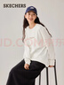 斯凱奇（Skechers）男女同款休閑針織長(cháng)袖T恤衫L325U096 曬單實(shí)拍圖