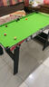 臺球桌可折疊家用兒童小型成人親子室內桌面迷你家庭大號男孩玩具 【配3.2cm球】130CM/長(cháng)腿落地折疊款 曬單實(shí)拍圖