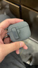 鵬谷適用蘋(píng)果AirPods4保護套apple airpods 4代耳機殼磁吸自動(dòng)彈蓋降噪耳機倉硅膠保護殼絨毛灰 曬單實(shí)拍圖