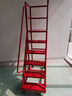 競遠倉庫登高梯裝卸車(chē)移動(dòng)平臺梯樓超市理貨貨架梯子登高梯 紅色5步離地1.3米五步梯 曬單實(shí)拍圖