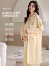 浪莎月子服女待產(chǎn)裙孕婦睡衣女純棉100%長(cháng)袖開(kāi)衫睡裙產(chǎn)后哺乳產(chǎn)婦套裝 55215 XL 曬單實(shí)拍圖