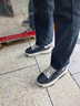 古士旗（GUSKI）春季面包鞋男松糕鞋新款時(shí)尚增高休閑運動(dòng)鞋流行百搭厚底低幫板鞋 米黑/標準款 40 曬單實(shí)拍圖