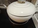 美的（Midea）湯鍋火鍋微壓燉煮鍋含鈦陶瓷0氟不粘煮粥燉湯泡面鍋 燃氣電磁通用 曬單實(shí)拍圖