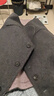 XWI欣未優(yōu)雅小香風(fēng)雙面羊毛大衣女秋冬氣質(zhì)短款灰色顯瘦毛呢外套 曬單實(shí)拍圖