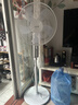 格力（GREE）電風(fēng)扇家用大風(fēng)量五葉立式落地扇 客廳宿舍定時(shí)轉頁(yè)扇搖頭循環(huán)對流換氣扇可升降機械電扇 FD-4012 白色 曬單實(shí)拍圖