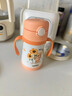 膳魔師（THERMOS）兒童保溫杯小容量吸管杯不銹鋼把手暢吸杯幼兒園學(xué)生水杯 TCKC 橙色 吸管杯305ml（含備用吸管） 曬單實(shí)拍圖