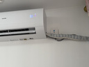 海爾統帥空調 京東嚴選 巨涼快2匹超一級 變頻冷暖掛機掛式 雙排銅管?chē)已a貼KFR-48GW/19MJD81TU1 曬單實(shí)拍圖