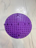 通用指壓板硅膠足底按摩墊超慢跑腳底經(jīng)絡(luò )疏通超慢跑原地腳底按摩踩墊 【紫色-直徑55CM】 升級款磁石設計超大加厚 曬單實(shí)拍圖