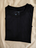 京東京造80支液氨棉女裝新款潮流打底衫短袖春裝女士t恤 黑色 M 曬單實(shí)拍圖