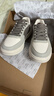 鴻星爾克板鞋春季新款男鞋經(jīng)典小白鞋休閑鞋厚底增高滑板鞋百搭運動(dòng)鞋子男 暖霧灰/布朗石/暖亞麻 41 曬單實(shí)拍圖