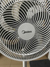 美的（Midea）電風(fēng)扇 家用七葉立式落地扇宿舍臥室輕音節能搖頭桌面小風(fēng)扇大風(fēng)力空氣循環(huán)風(fēng)扇 SAF30AC  曬單實(shí)拍圖