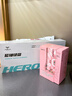 狼蛛（AULA）HERO68HEUltra鋁坨坨磁軸鍵盤(pán)RT電競(jìng)游戲68鍵客制化機(jī)械有線RGB萬(wàn)磁王軸網(wǎng)頁(yè)驅(qū)動(dòng)無(wú)畏契約8K回報(bào)率 68Ultra 電泳粉色【粉皇磁軸】碳定位板 曬單實(shí)拍圖
