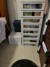 霜山文件柜抽屜式收納柜辦公室桌下B4文具儲物柜化妝品整理柜 8層（面寬32.2進(jìn)深43.5高83cm） 曬單實(shí)拍圖