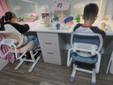 青節 兒童學(xué)習寫(xiě)字書(shū)桌座椅學(xué)生寫(xiě)字可升降調節靠背椅帶腳踏育英椅2.0 育英椅2.0-增高款-澗石藍 曬單實(shí)拍圖