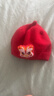 嬰兒帽子紅色秋冬寶寶周歲貝雷帽0-1歲百日宴醒獅拜年毛線(xiàn)圣誕帽 可愛(ài)風(fēng)紅色醒獅紅色貝雷帽（頭圍37-45cm） 曬單實(shí)拍圖