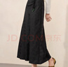 香影新中式緞感黑色半身裙女2026春裝新款垂感竹影提花國風(fēng)a字裙 黑色 XL 170/72A/125-140斤 曬單實(shí)拍圖