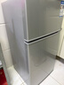 新飛冰箱小型租房用 一級能效冷 藏冷凍兩用1-2人家用小冰箱 出租房雙門(mén)電冰箱辦公室兩門(mén) 26年升級 76A128一級能效【保鮮盒款】銀 曬單實(shí)拍圖