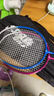 紅雙喜（DHS）羽毛球拍對拍套裝含球訓練比賽成人兒童學(xué)生防磨羽拍2支雙拍 曬單實(shí)拍圖