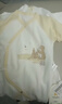 童泰（TONGTAI）嬰兒連體衣春秋季純棉新生兒衣服寶寶蝴蝶哈衣滿(mǎn)月服爬服黃色66cm 曬單實(shí)拍圖