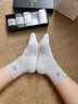 夢(mèng)特嬌襪子男士春夏季100%純棉7A抗菌防臭艾草精油襪休閑透氣運動(dòng)中筒襪 曬單實(shí)拍圖