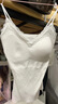 貓人【劉亦菲同款】吊帶背心女帶胸墊蕾絲薄款打底內搭上衣無(wú)袖吊帶衫 曬單實(shí)拍圖