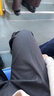 HLA海瀾之家西褲男【免燙】直筒褲通勤商務(wù)褲子男秋季 曬單實(shí)拍圖