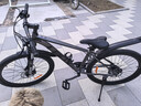 雷克斯LAUX哪吒200plus山地車(chē)成人學(xué)生代步通勤鋁合金24速純油碟 超啞木炭灰（標準版） 24速 26英寸 曬單實(shí)拍圖