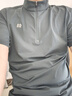 KOLON SPORT/可隆戶(hù)外吸濕速干T恤 男士NATURETOP半拉鏈短袖上衣 LHZT6MN071-BK 黑色 L 175/96A 曬單實(shí)拍圖