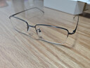 蔡司（ZEISS）純鈦近視眼鏡男半框可配度數防藍光商務(wù)超輕眼鏡框專(zhuān)業(yè)配變色鏡片 【日本進(jìn)口純鈦】8069槍色 單鏡框【送鏡盒+鏡布】 曬單實(shí)拍圖