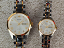 歐品客情人節禮物進(jìn)口機芯情侶手表一對全自動(dòng)機械表防水雙日歷腕表 歐品客3171 鋼帶間白情【進(jìn)口機芯】 終身質(zhì)保 曬單實(shí)拍圖
