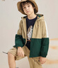 暇步士（Hush Puppies）童裝兒童薄外套春秋男童連帽風(fēng)衣女童防風(fēng)上衣 暖卡其 140 曬單實(shí)拍圖