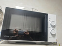 美的（Midea）微波爐烤箱一體機一級能效家用平板式900W變頻不銹鋼內膽23升機械旋鈕簡(jiǎn)單操作解凍C231 曬單實(shí)拍圖