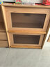全友家居 儲物柜原木風(fēng)客廳邊柜家用隔斷收納儲物靠墻落地柜子 曬單實(shí)拍圖