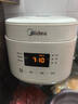 美的（Midea）小電飯煲迷你微壓小型家用電飯煲1-2人用電飯鍋小電鍋宿舍用老式多功能煲湯煮飯煮粥不粘內膽 【奶油白】快速透熱 1.8L 晶瑩白玉釜 曬單實(shí)拍圖