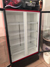 海帝冰大容量飲料柜商用冰柜直冷藏展示柜酒水柜純風(fēng)冷無(wú)霜保鮮柜超市玻璃門(mén)冰箱立式啤酒柜 雙門(mén)下機【直冷】1000*550*2000mm 曬單實(shí)拍圖