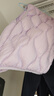 馬克華菲女童羽絨服冬季2025新款兒童羽絨馬甲外穿中大童保暖背心 紫 120 曬單實(shí)拍圖