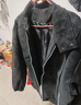 nasawassup麂皮絨夾克外套男春秋冬季美式潮牌寬松休閑大碼加絨立領(lǐng)PU皮衣 黑色 【加絨加厚】 4XL 【建議190-210斤】 曬單實(shí)拍圖