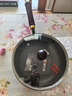 康巴赫鐵鍋大肚鍋家用炒鍋無(wú)涂層炒菜不粘平底鍋電磁爐燃氣灶專(zhuān)用已開(kāi)鍋 【100%精鐵】適合2-4人 24cm 蒸煮炒一體｜粘鍋包退｜越用越不粘 曬單實(shí)拍圖