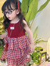 班喜迪女童連衣裙夏裝2026新款洋氣兒童公主裙周歲禮服夏季寶寶背心裙子 紅色 100 曬單實(shí)拍圖