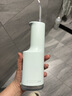 米家小米便攜式電動(dòng)沖牙器F300 手持式創(chuàng  )新散射脈沖 4檔模式3種噴嘴 240ML大水箱水牙線(xiàn)牙齒清潔器 米家電動(dòng)沖牙器F300 薄荷綠 曬單實(shí)拍圖