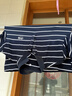 JEEP SPIRIT吉普短袖男夏季條紋t恤男士POLO打底衫商務(wù)上衣男 寶蘭/白 2XL 曬單實(shí)拍圖