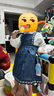 幼歌（YOUGE）嬰幼兒甜美百搭外穿牛仔背帶裙女童2025新款寬松裙子潮 牛仔藍 100 cm 曬單實(shí)拍圖