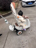 bebehaha搖搖樂(lè )嬰兒推車(chē)26年款遛娃神器二合一溜馬兒童手推車(chē)1-5歲橄欖棕 曬單實(shí)拍圖